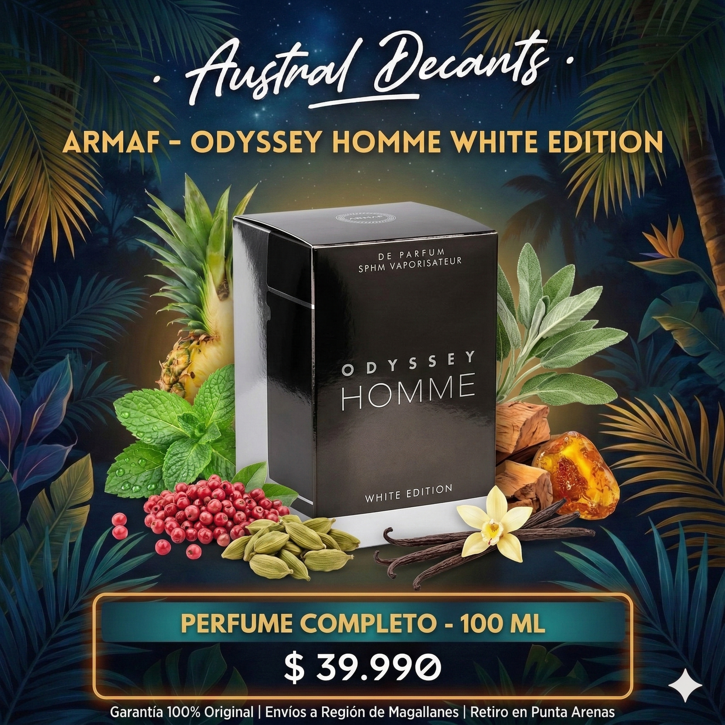 Armaf Odyssey Homme White Edition EDP 100ml