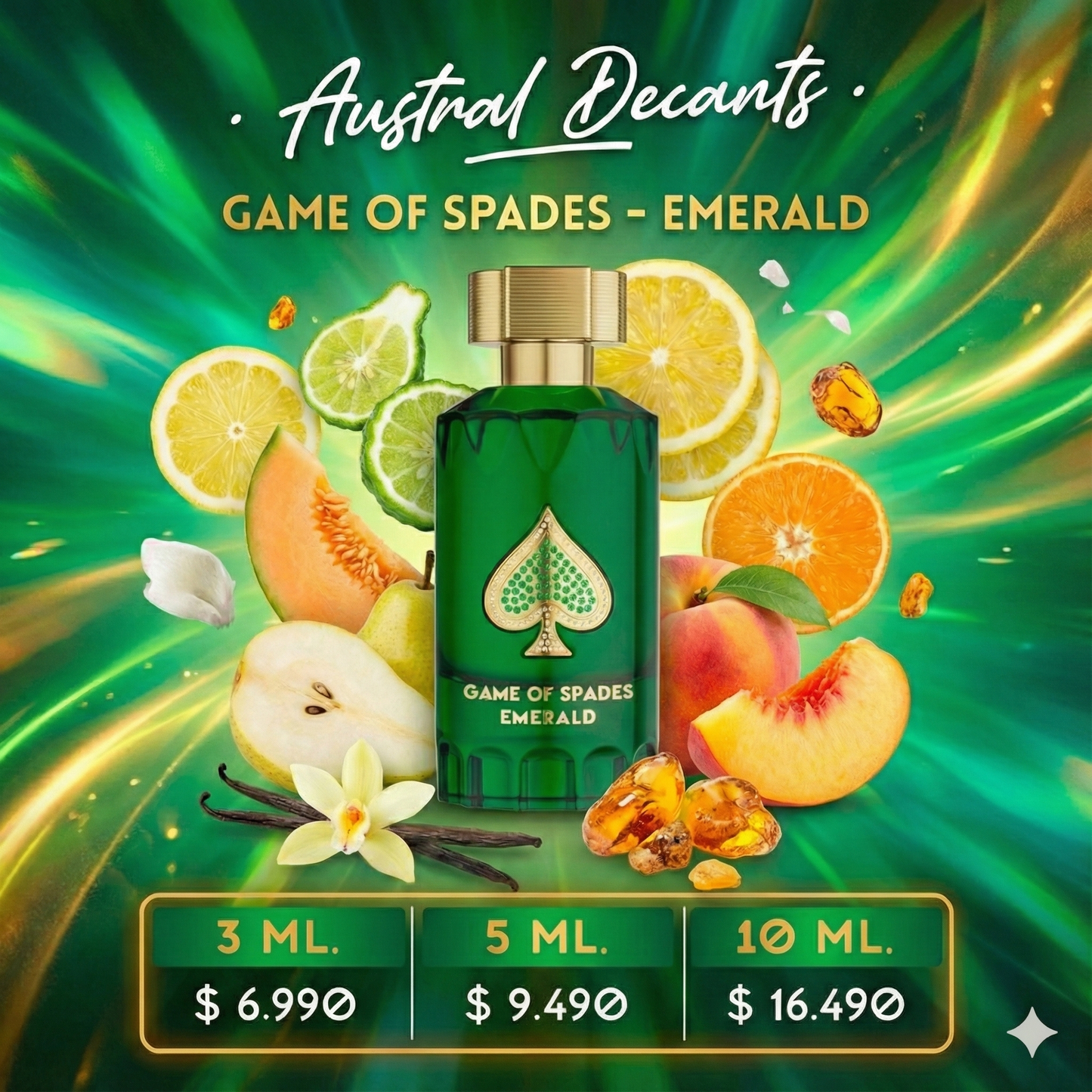 Jo Milano Game Of Spades Emerald