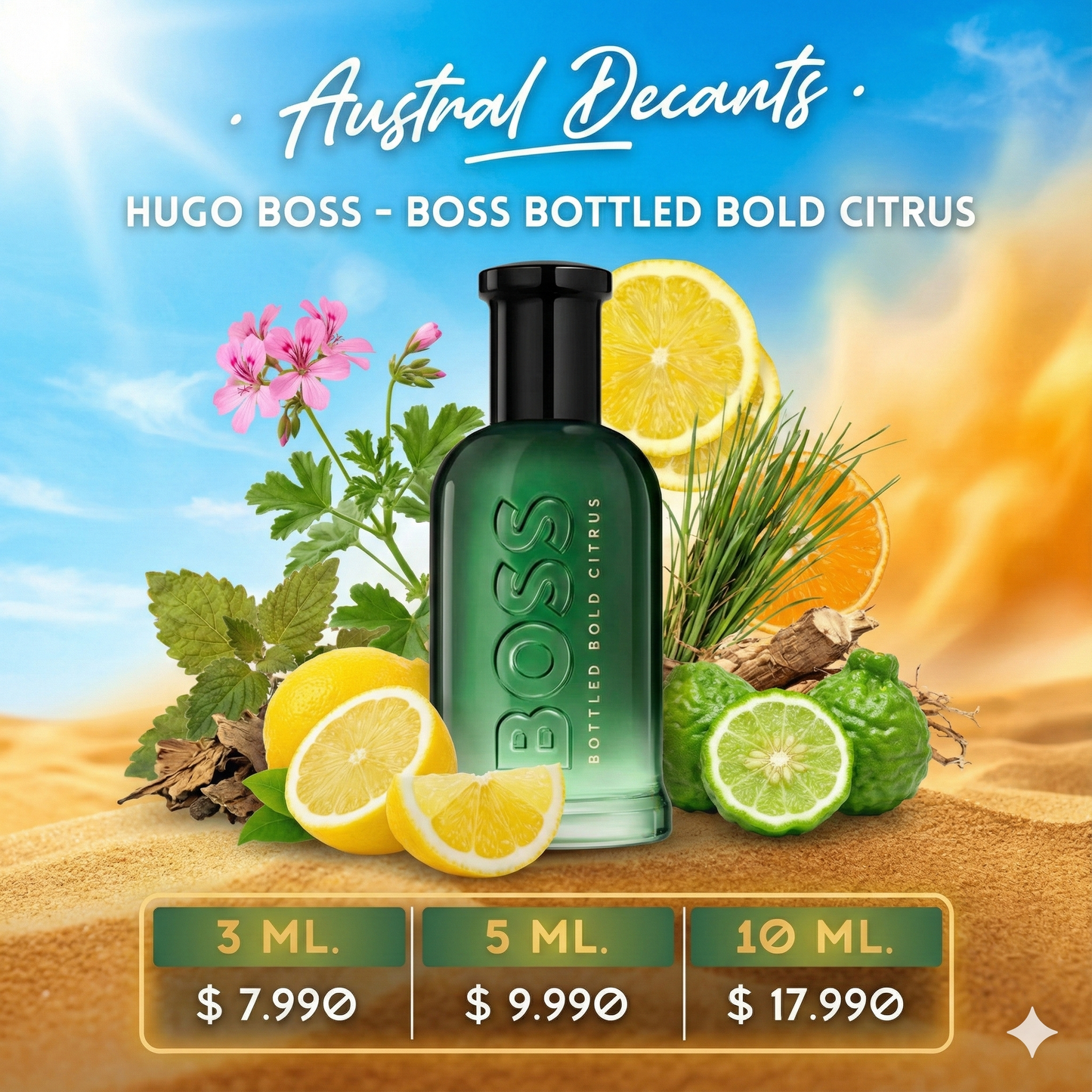 Hugo Boss Bottled Bold Citrus Decant